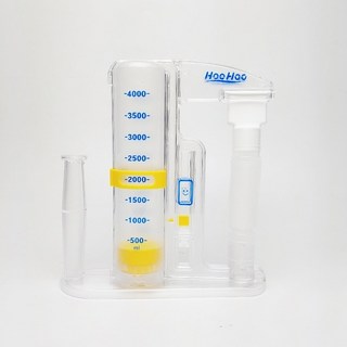 폐활량측정기구 호흡운동 - 인스피로미터 폐기능 테스트검사 ( 4000ml ), 1개