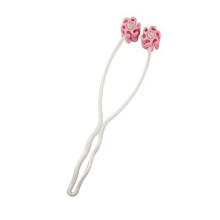 HAIMINGJUN 고양이 얇은 얼굴 마사지기 다루기 쉬운 경량 편안한 손질 도구 키티 새끼 고양이 장난감 선물 개를위한 전신, 하얀색, 23cmx4.9cmx5cm, PP, 1개