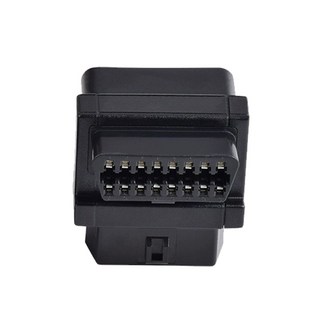 汽車一分二連接器 OBD擴展專用 16針16芯分接器 OBD一轉二插頭 16Pin轉換頭 分接器 抬頭顯示器, 1個, A款【開口朝下】
