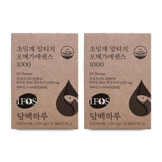 담백하루 초임계 알티지 오메가 에센스 1000 2박스