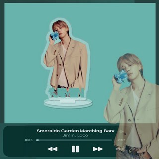 桃園出貨- Jung kook 立牌 金泰亨 solo專輯 亞克力 雙面立牌 BTS桌面擺件, jimin -3, 1個