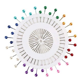 Smiko腸腸妞 35mm珠針 (40支裝) 定位針 圓頭針 大頭針 固定針 縫紉材料, 彩色, 1個