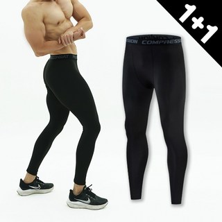 커스터스 남자 레깅스 타이즈 9부 2개