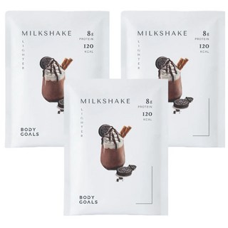 Body Goals 白奶昔 飽飽控卡白奶昔 巧酥可可，高蛋白低卡，美味代餐，健康飽腹感，體重管理好幫手, 30g, 3個