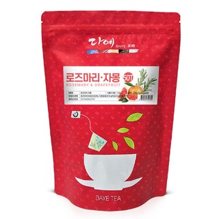 [본사직영] 다예 맛있는 로즈마리 자몽차 생분해 삼각티백, 1개, 50개입, 1g