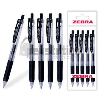 제브라 사라사 클립 중성펜 0.5mm 5개 세트, 사라사클립 0.5mm 블랙5개 세트