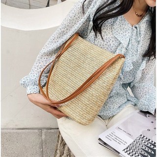 라탄가방 여름 숄더백 데일리 크로스 여성용 외출 핸드폰백