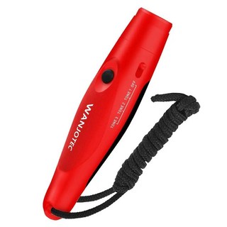 교통 신호수 전동 호루라기 높은 데시벨 큰 소리 전자 게임 훈련 도구 전문 스포츠, 1개, red