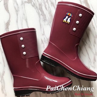 MIT【百振江雨鞋】防滑 女雨鞋 雨靴 9310