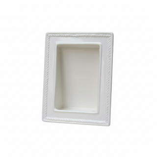 多肉相框白盆 - 簡約時尚多肉植物盆栽，桌面裝飾盆器, 1個, 白色