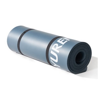 유렌 NBR 요가매트 12mm 푹신한 운동매트 190x61cm 홈트매트, 네이비, 1개