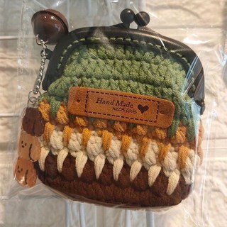 手作材料包 複古拚接撞色口金包編織DIY材料包 毛線鉤針小衆零錢包 送閨蜜禮物, 1個, 復古配色1【材料包】送全套工具+教程