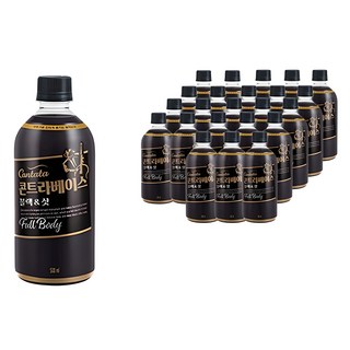 칸타타콘트라베이스 블랙 앤 샷, 500ml, 24개