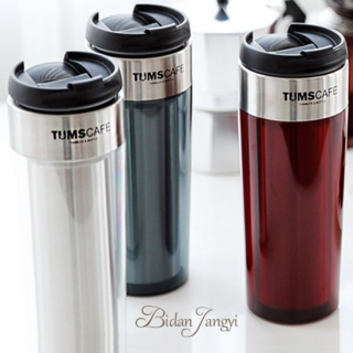 텀스 바톤 스텐텀블러 350ml -블랙, 1개