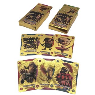 山海經卡片 金箔神獸收藏卡 燙金閃卡 兒童玩具, 美國山海經/盒祖國版/非正版, 1個
