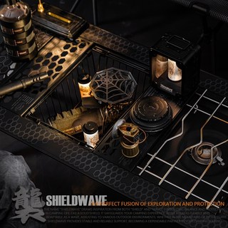 BARRACK09 SHIELDWAVE- 襲 四單位露營桌 IGT露營桌 露營桌 黑化露營桌 四單位桌