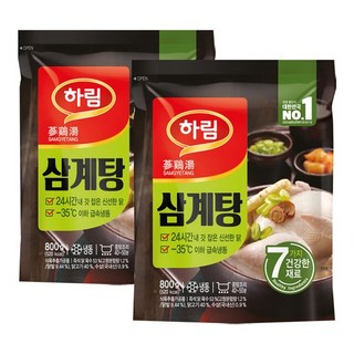 하림 삼계탕, 2개, 800g