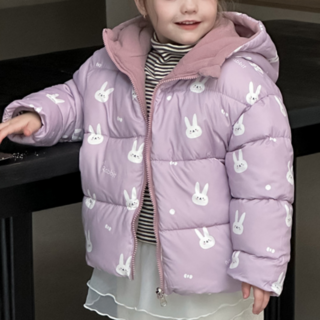 태르태르 아동 양면패딩 극세사