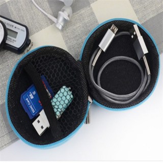 휴대용 이어폰 파우치 디지털멀티파우치, 체크(색상랜덤)