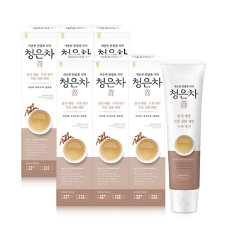 2080 청은차 청쾌한차 치약, 120g, 6개