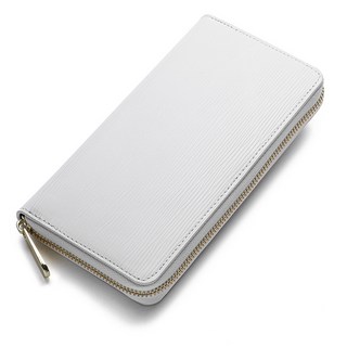 壹灣出貨 真皮女士水波紋長款錢包手拿包 多卡位存摺包 女用長夾 皮夾