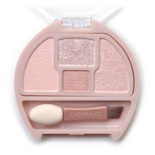 NI&ZP 日本 數量限定 CANMAKE 眼影臥蠶打亮盤 淚袋專用盤 淚光閃閃眼影盤 臥蠶妝 超熱銷 眼影, 1個, 02色號(櫻花粉色)