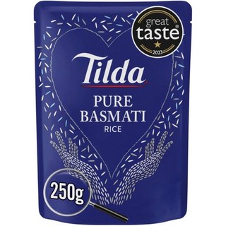 Tilda 틸다 마이크로웨이브 퓨어 바스마티 라이스, 4개, 250g