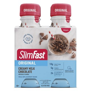 slimfast 纖活蛋白奶昔飲 奶油巧克力口味 8瓶入, 325ml
