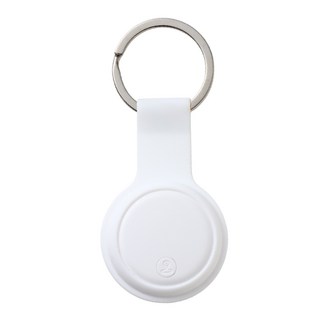 可愛狗狗造型智能定位器，輕巧便攜，寵物追蹤器配件, 白色 (平果專用), 1個