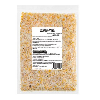 [쿡생]벌크용량 만능토핑 크림콘치즈1kg, 1개, 1kg
