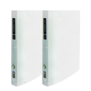 노블 투명 프론티어 프리미엄 A4 3cm D링 바인더 3공, 1COLOR(백색), 1개