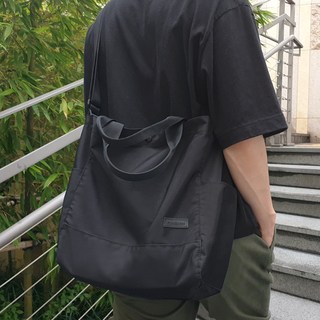 남자 가방 에코백 크로스백 블랙 무지 텀블러백