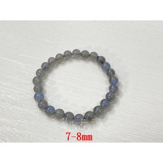 御古齋 精選天然一級冰種拉長石手鍊 佛光石 孔雀藍光 穩定情緒 激發潛能 優雅氣質