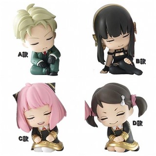 M.M小舖 T-ARTS 轉蛋 扭蛋 SPY FAMILY 間諜家家酒 倚肩睡眠 公仔 睡覺 靠肩 全4款, 1個, 整套(下標5次)2H222