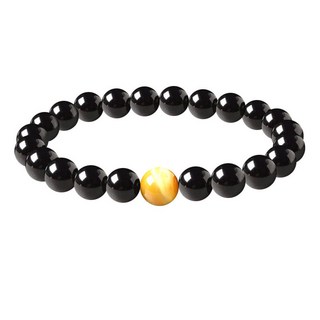 천연 흑요석 팔찌 스트레스 해소 부적 팔찌 재물운 금전운 성공운 풍수 팔찌 여자 남자 커플