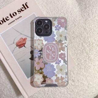 Twinko iPhone 12 系列/I7 鏡面防摔殼，四角氣墊，歐洲浪漫城市花園設計