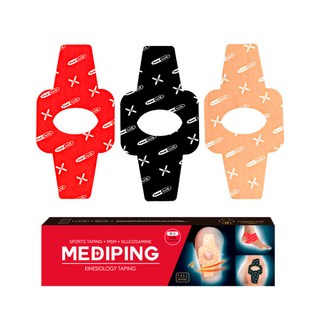 [파워풀엑스] 메디핑 붙이는 파워풀크림, 16개입, 1개, 레드