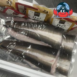 [당일조업] 통영 자연산 손질 바다 장어 1kg/ 2kg, 1세트, [대사이즈] 1kg 1-3마리