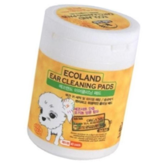 귀 강아지 고양이 부들부들 에코랜드 이어클리닝 패드, 단품