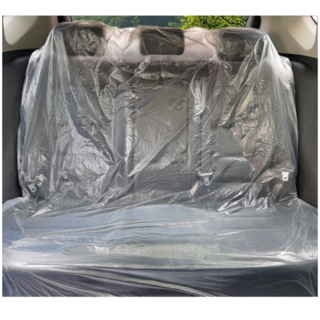 자동차 보호 정비용 일회용 비닐 시트 커버 뒷자석 5매, 1개