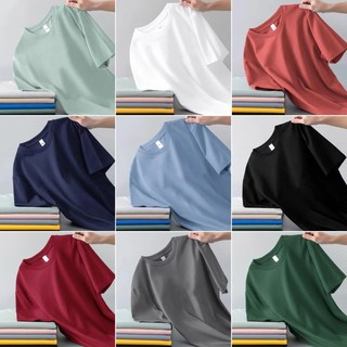 11色可選 短袖T恤【M-5XL】純色短袖 素t 白t 短袖上衣 男生短袖 內搭打底衫 男女可穿 寬鬆短袖 短t恤夏季
