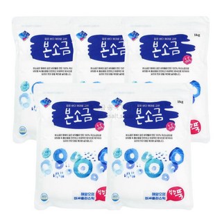 한주소금 본소금, 1kg, 5개