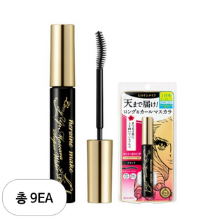 키스미 히로인메이크 롱 업 마스카라 슈퍼 워터프루프, 01 딥블랙, 9개