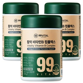 99바이탈 활력 비타민B 컴플렉스, 3개, 360정