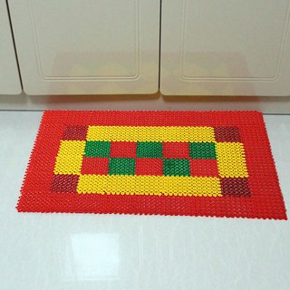 軟塑膠廚房地墊毯浴室防滑防水門墊進門入戶刮泥蹭土腳墊, 1個, 【仿真軟草坪】約40*54厘米