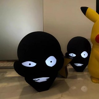 사는잼 LED 코난 범인 무드등 쓸데없는 남자친구선물 침대 장식 무드등조명 선물 할로윈 카페 무드등, 블랙