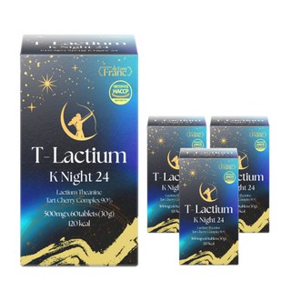 프랑드유로 타트체리 락티움 K Night 24 정 테아닌, 60정, 4개