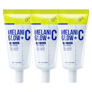 더멜릭스 멜라닉 글로우 씨 글루타치온 비타민C 얼굴 기미잡티제거 검버섯 미백 멜라논크림, 3개, 50ml
