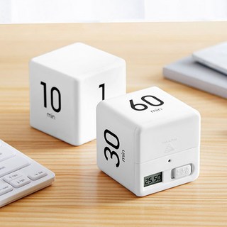 TGL 큐브 스터디 타이머 집중력 향상 공부 타이머, 1개, 화이트계열
