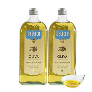 [보라티알] 데체코 퓨어 올리브오일, 1L, 2개
